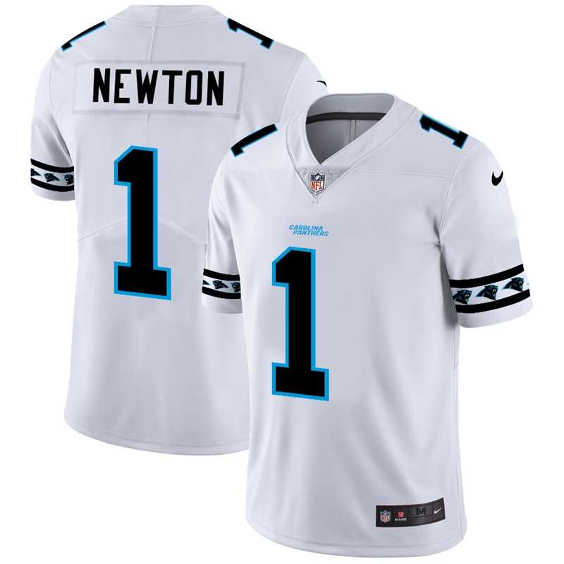 Nike Panthers 1 Cam Newton White 2019 New Vapor Untouchable Limited Jersey Dzhi